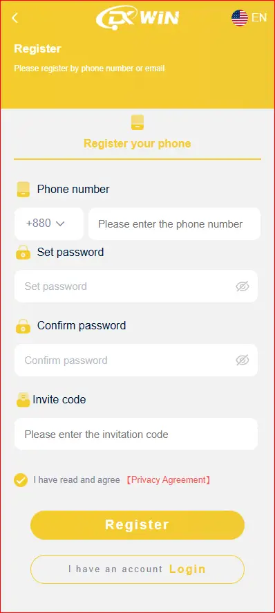 Register 1 DK WIN Game Register Screnshots